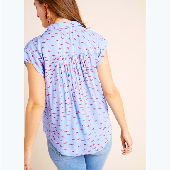 Anthropologie Colloquial Short-Sleeved Buttondown - Picture 4 of 13